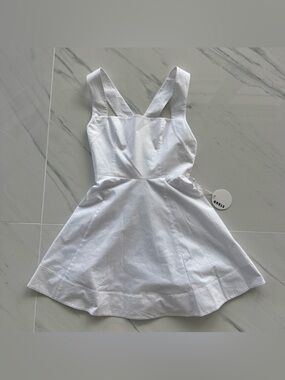STAUD Teresa White Mini Dress NWT Size 10